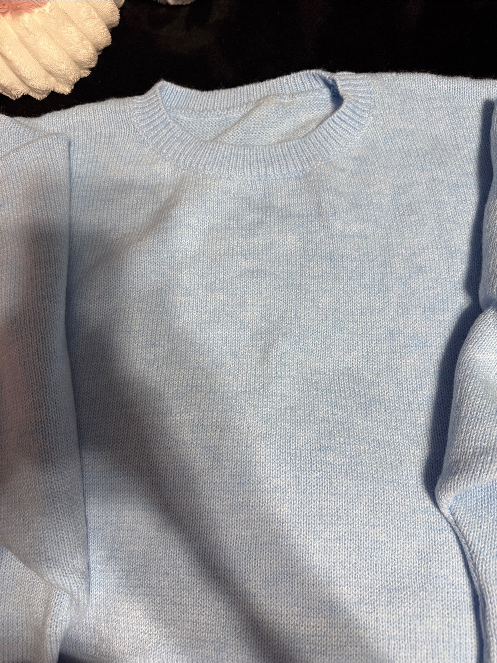 Source Unknown Light Blue Women's Crewneck Sweater